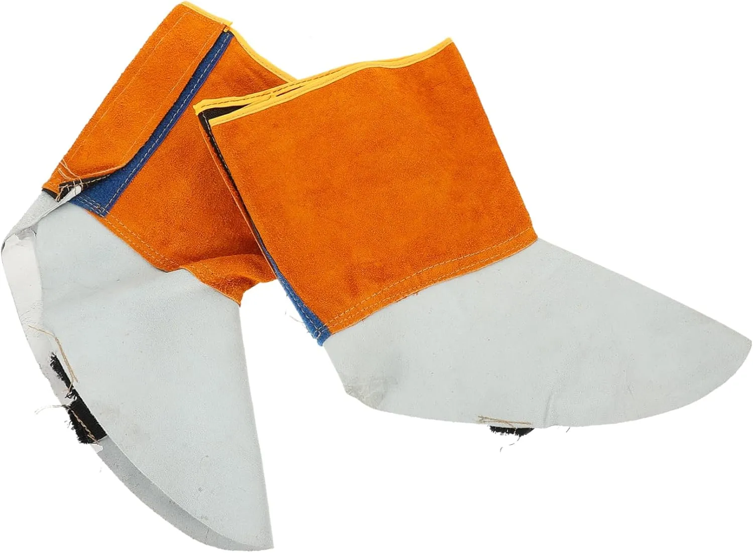 1Pair Welding Foot Cover Durable Cowhide Protective Gear for Welding Work Scalding Wear Resistant Design Fit Easy to Wear and Remove Long Lasting Safety Equipment