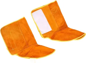 1Pair Welding Protective Foot Covers Cowhide Welding Shoe Protectors for Heat Insulation Spark Prevention for Home Factory Use Design