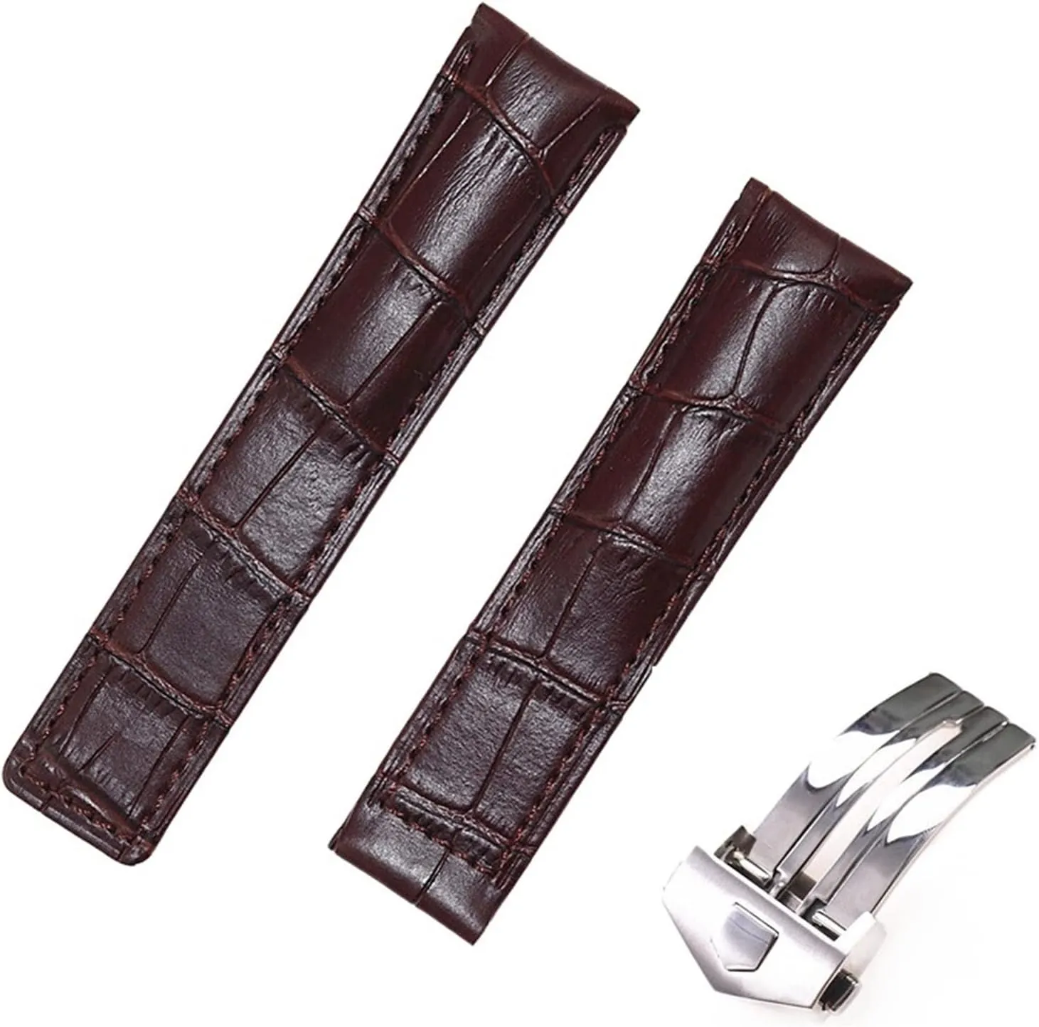 20/22/24mm Cow Leather Classic WatchBand For TAG HEUER CARRERA Aquaracer MONACO Quality Band Soft Watch Strap Wrist Bracelet