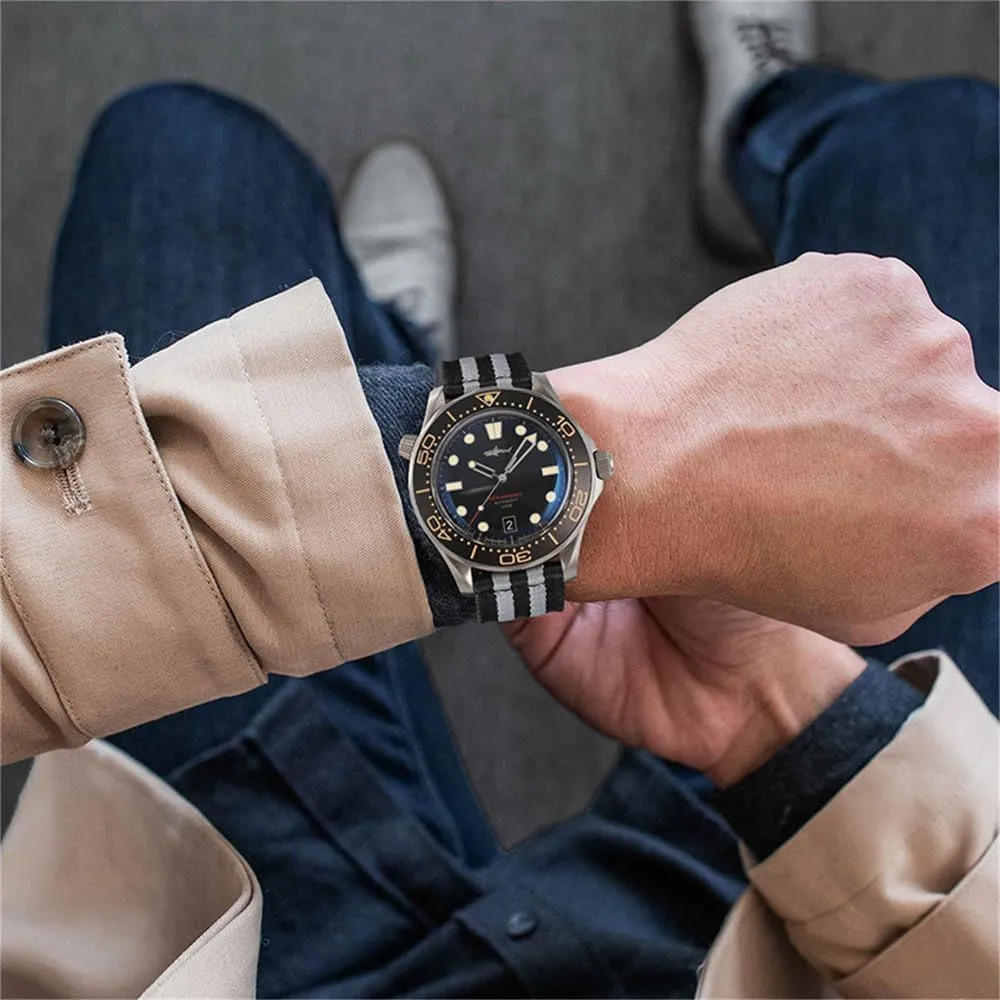 20mm 22mm Nylon Watch Strap Smooth Soft Nylon Sport Replacement Band Quick Release Canvas Bracelet Watchband