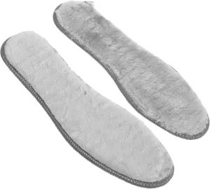 4 Pairs Winter Fluffy Insoles for Women Thickened Thermal Shoe Inserts Plush Cushioned Boot Liners Non Slip Design for Keeping Feet Warm and Cozy