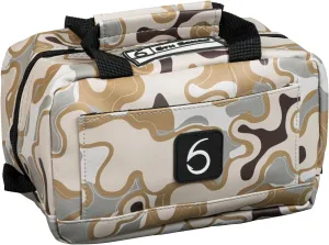 6th Sense Fishing Small Bait Bag – Durable Soft-Sided Storage for Soft Plastics (Willis Camo - Brown)