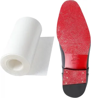 79 in Clear Sole Protector for High Heel Shoes, Anti-Slip Shoe Sole Guard, Transparent Louboutin Sole Protector for Red Bottom Heels & Sneakers(5 in *79 in)
