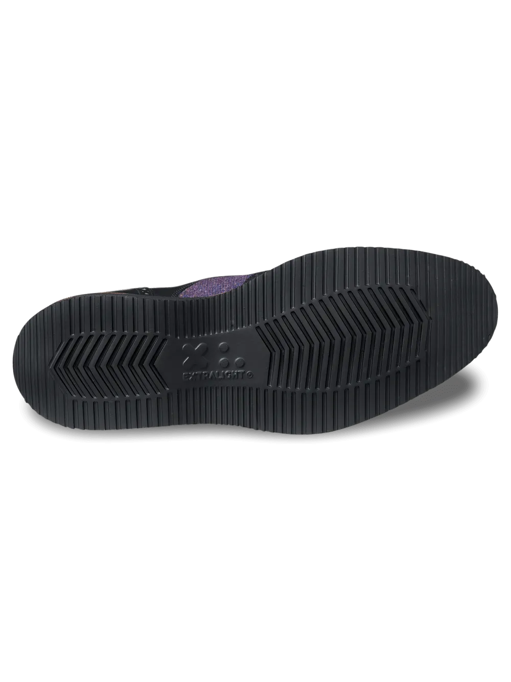 Abe Hybrid Monk Strap - Black/purple