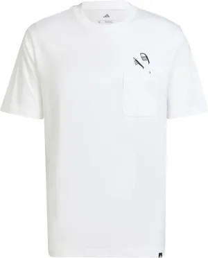 adidas Men's Lounge Slides Pocket T-Shirt