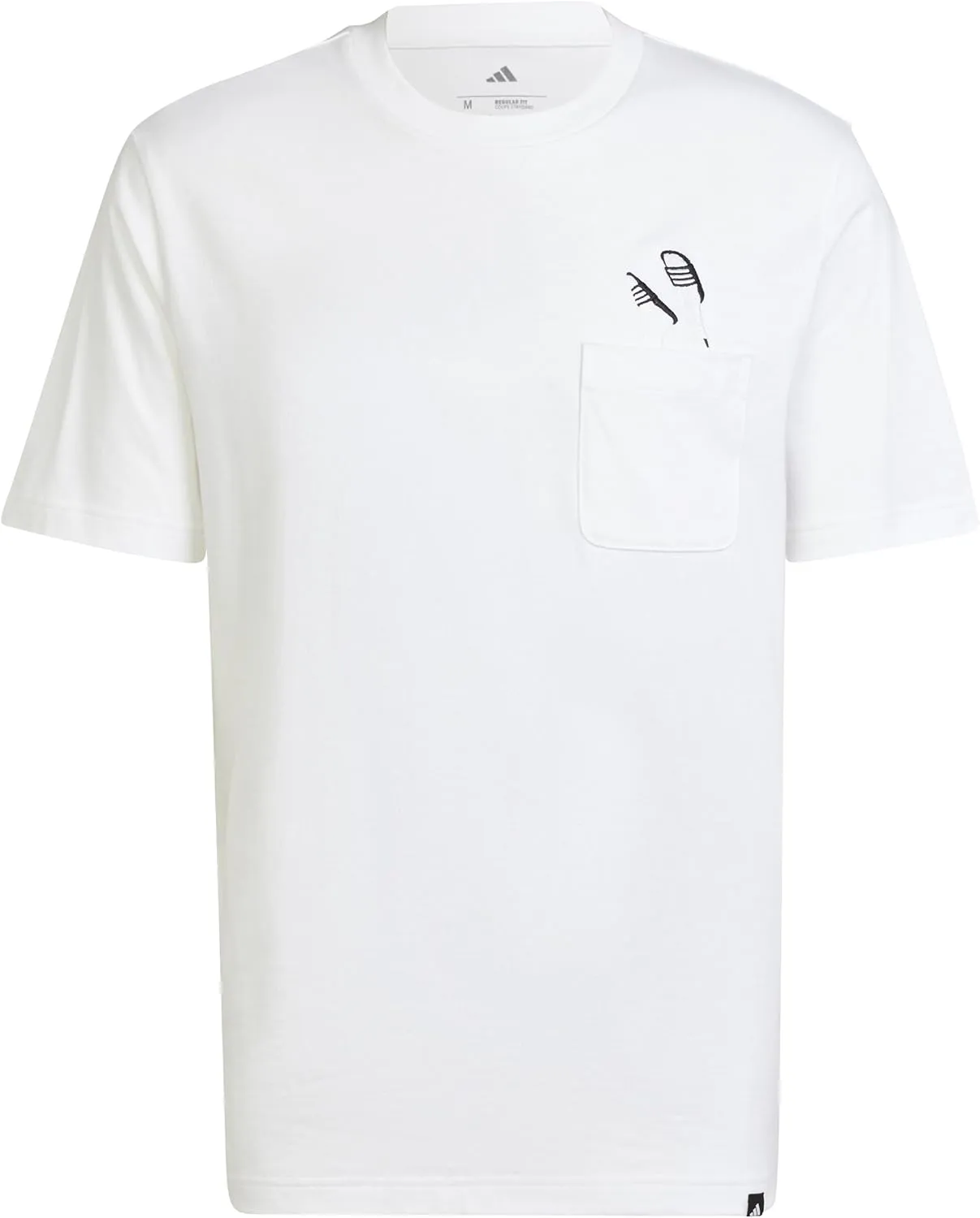 adidas Men's Lounge Slides Pocket T-Shirt
