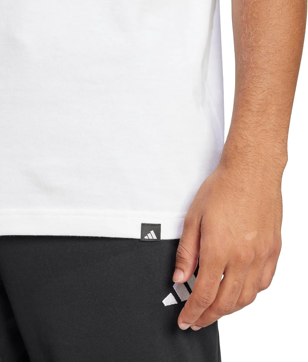 adidas Men's Lounge Slides Pocket T-Shirt