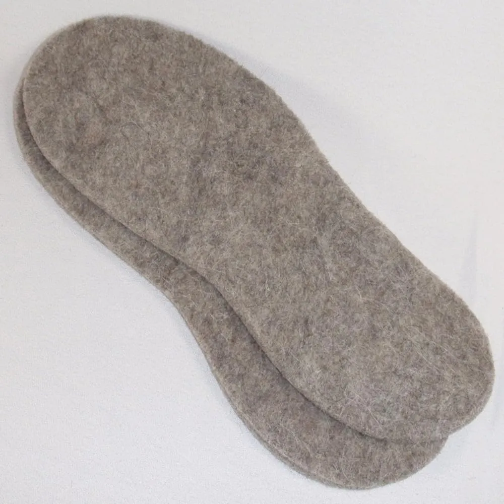 Alpaca Wool Warm Shoe Insert - Wool Shoe Insoles for Boot Soft Winter Warm Shoe Replacement Men 11 Women 12