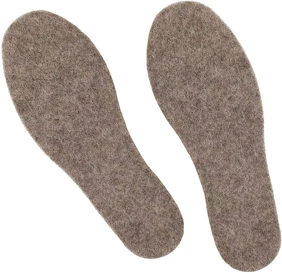Alpaca Wool Warm Shoe Insert - Wool Shoe Insoles for Boot Soft Winter Warm Shoe Replacement Men 11 Women 12