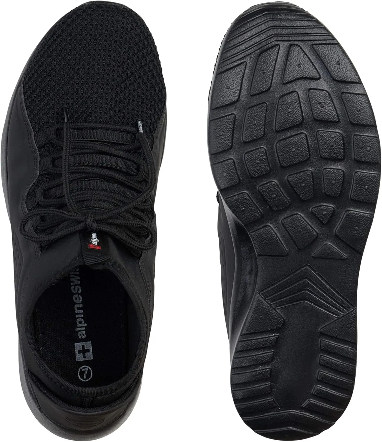 Alpine Swiss Mens Fashion Sneakers Lightweight Knit Tennis Shoes