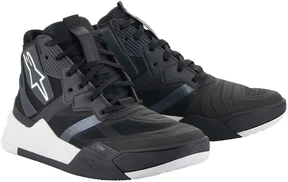 Alpinestars Speedflight Mens Motorcycle Shoes Black/White 11 USA