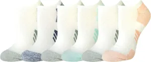 Amazon Essentials Women's Performance Comfortable Cotton Cushioned Breathable Athletic No-Show Sports Socks, 6 Pairs