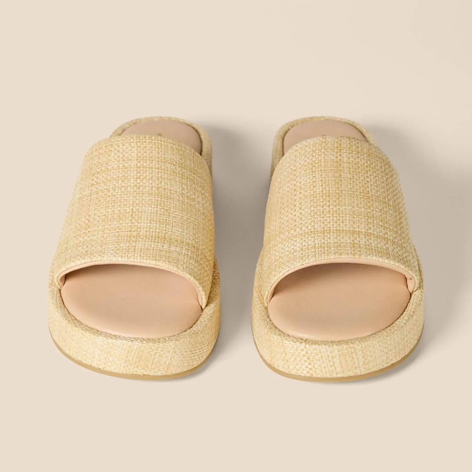 Amazon Essentials Women's Slide Flatform Sandal