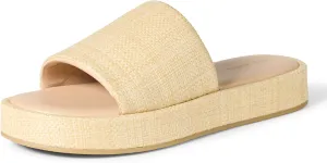 Amazon Essentials Women's Slide Flatform Sandal