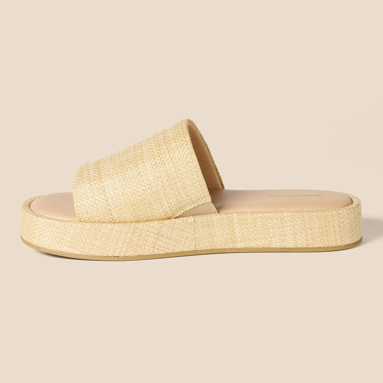Amazon Essentials Women's Slide Flatform Sandal