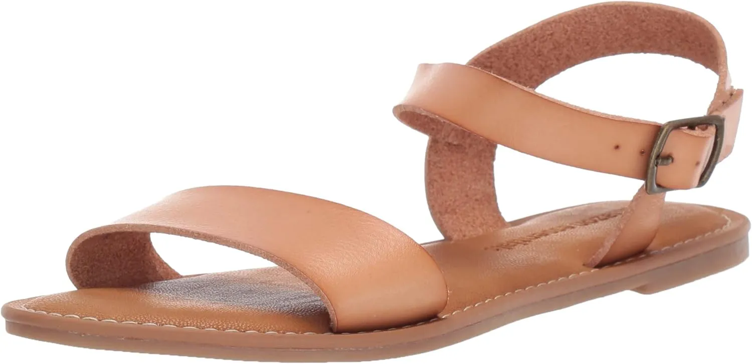 Amazon Essentials Women's Two Strap Buckle Sandal