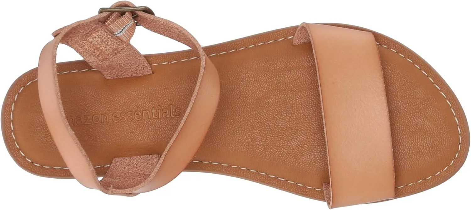 Amazon Essentials Women's Two Strap Buckle Sandal