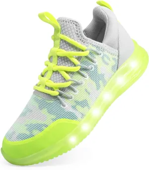 AMZZPIK LUMIKICK Kids Light Up Shoes for Boys Girls Tennis Walking Luminous Sneakers for Little Kid