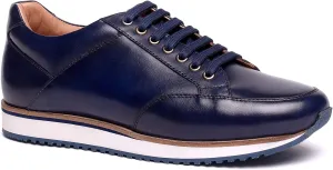 Anthony Veer Barack Court Sneakers for Men Calfskin Leather Upper Cushioned
