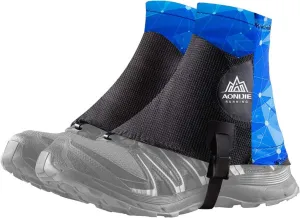 AONIJIE Low Trail Gaiters Reflective Ankle Gators Protective Shoe Covers with UV Protection & Breathable & Sand Prevention for Triathlon Marathon Hiking