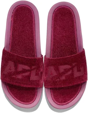 APL: Athletic Propulsion Labs Men's Techloom Velvet Slide (BURGUNDY, us_footwear_size_system, adult, men, numeric, medium, numeric_10)