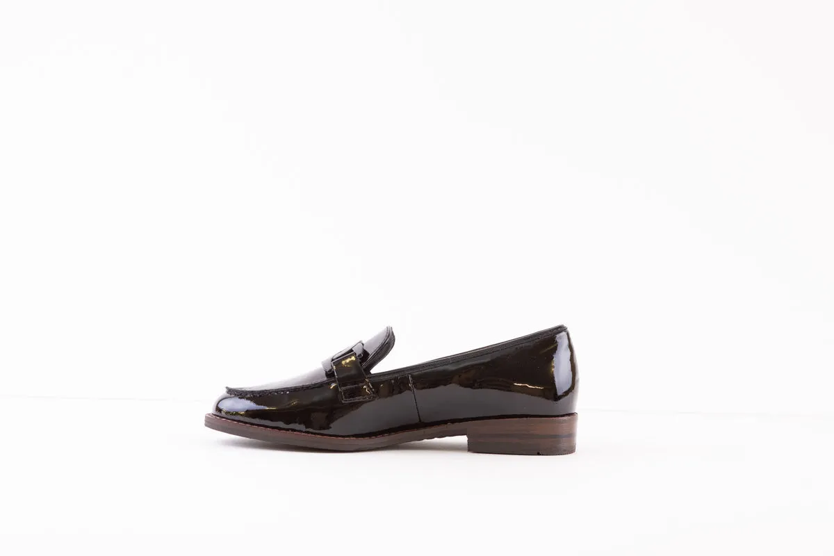 ARA - 31291-06 LOW HEEL SLIP-ON SHOE - BLACK PATENT