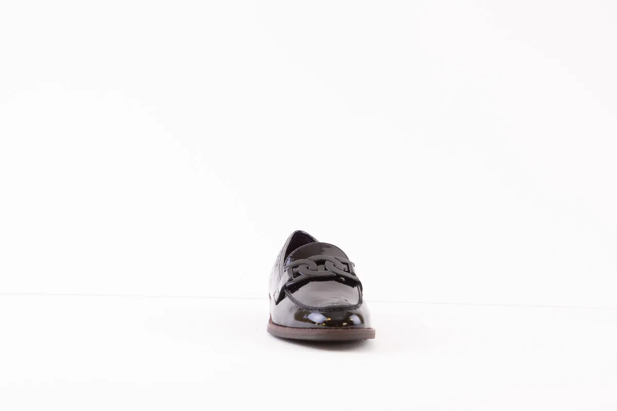ARA - 31291-06 LOW HEEL SLIP-ON SHOE - BLACK PATENT