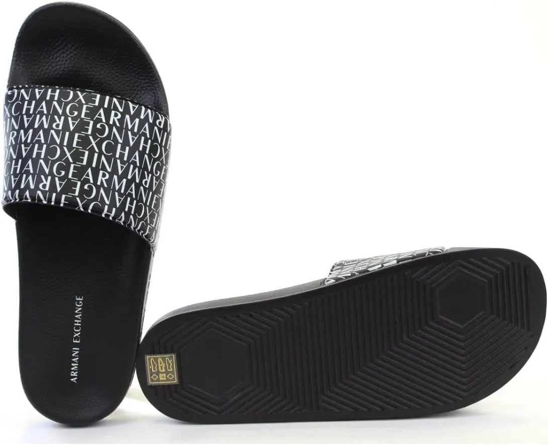 Armani Exchange Men's Logo Slide Sandal
