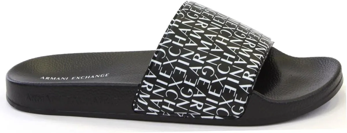 Armani Exchange Men's Logo Slide Sandal