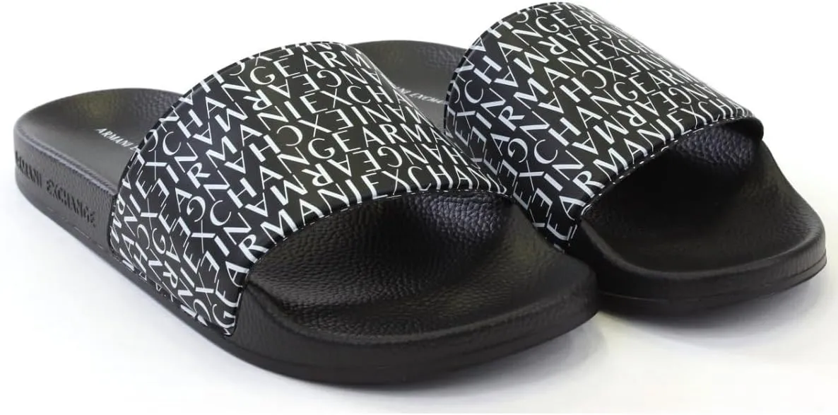 Armani Exchange Men's Logo Slide Sandal
