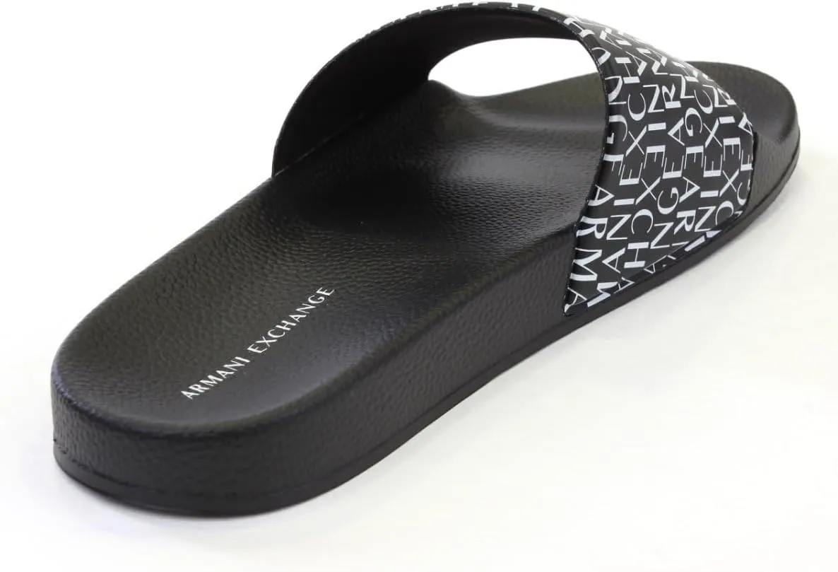Armani Exchange Men's Logo Slide Sandal