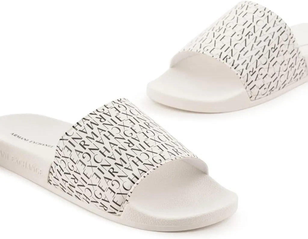 Armani Exchange Men's Logo Slide Sandal