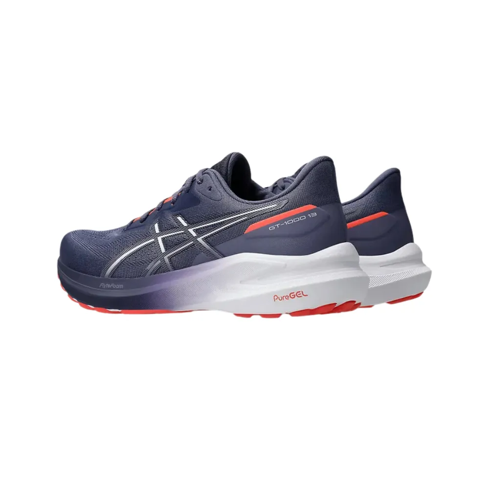 Asics GT-1000 13 (D Wide) Womens Indigo Fog/White