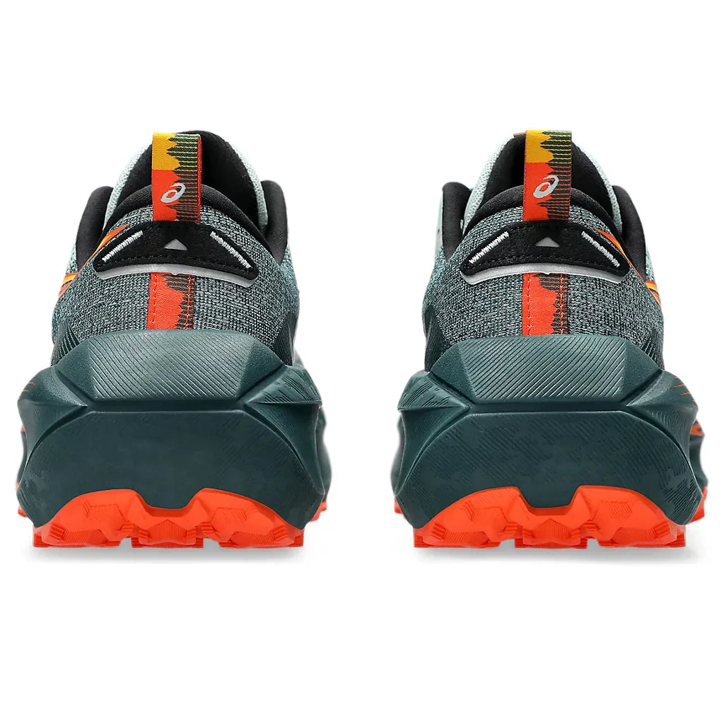 Asics Men's Trabuco Max 4 Trail Running Shoes Cold Moss / Nova Orange