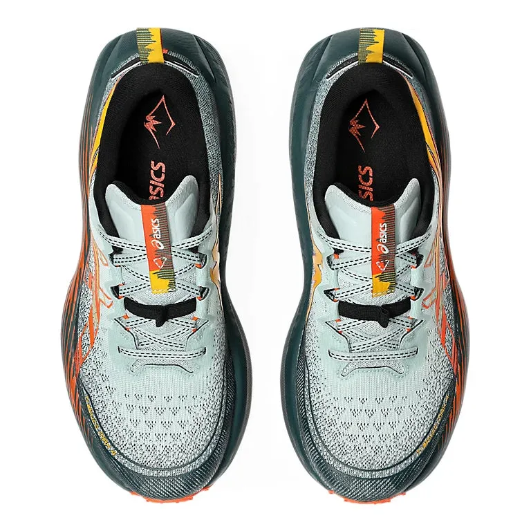 Asics Men's Trabuco Max 4 Trail Running Shoes Cold Moss / Nova Orange