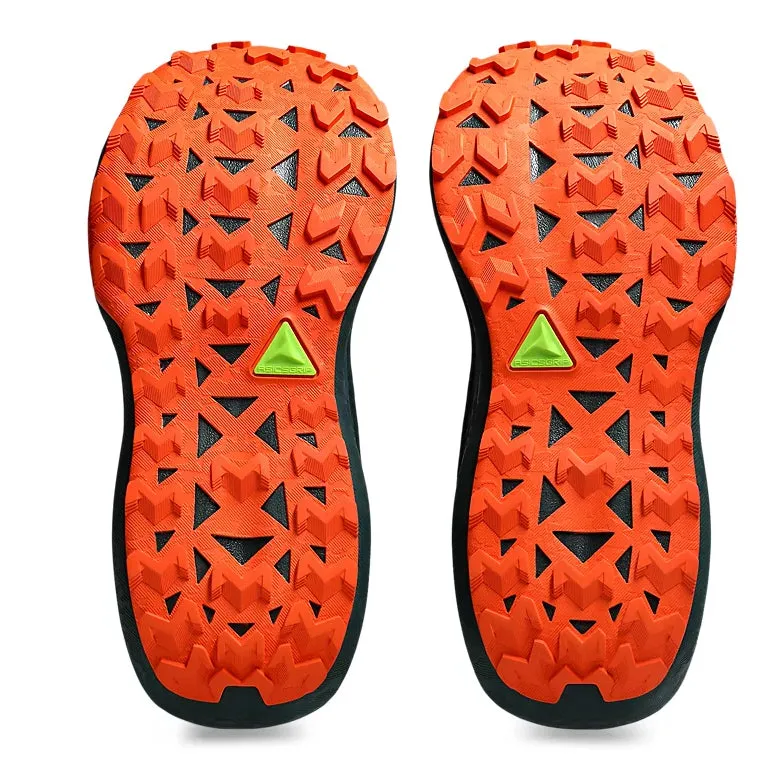 Asics Men's Trabuco Max 4 Trail Running Shoes Cold Moss / Nova Orange