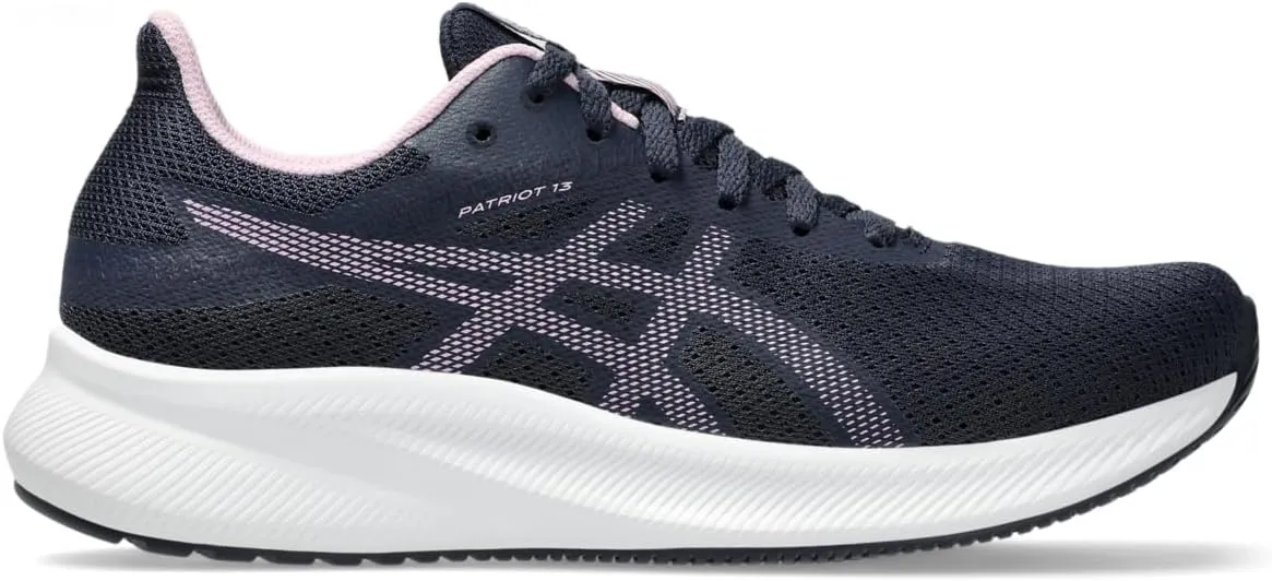 ASICS Women's Patriot 13 Running Shoes, 9.5, Midnight/Light UBE