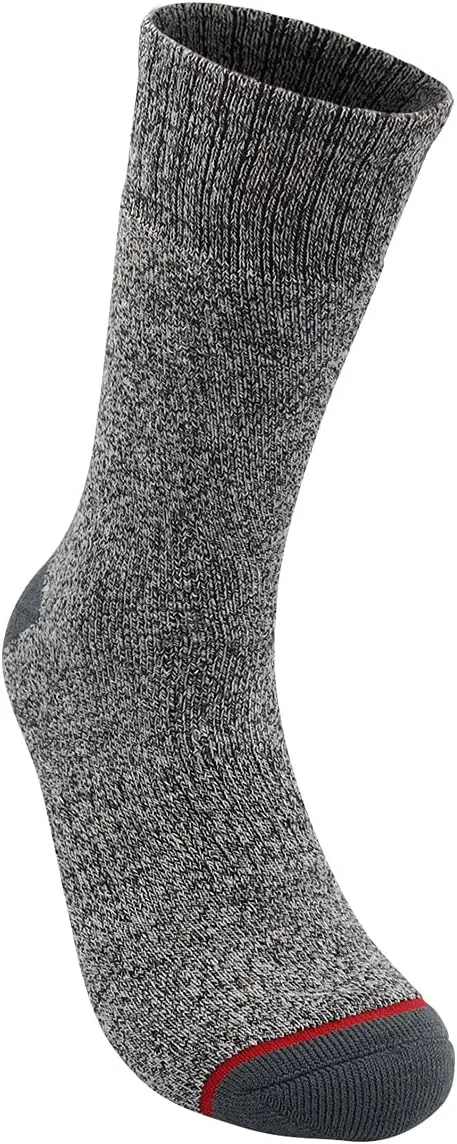 Avalanche Men's High Thermal Socks, Cushioned Thermal Crew Socks For Men 5-Pack