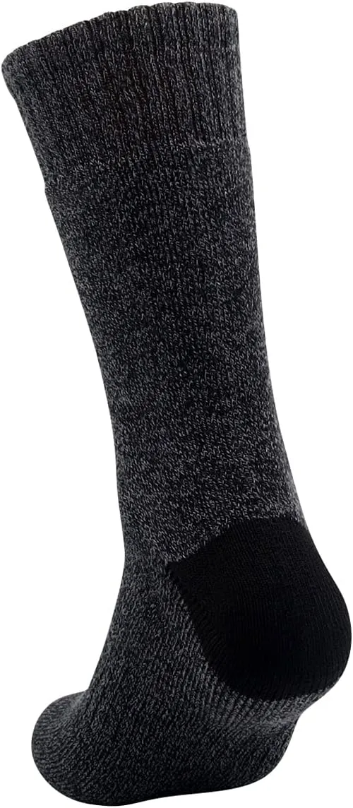 Avalanche Men's High Thermal Socks, Cushioned Thermal Crew Socks For Men 5-Pack