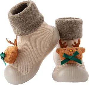 Baby Sock Shoes Boys Girls First Walking Shoes Non Slip Lightweight Toddler Infant Indoor Outdoor