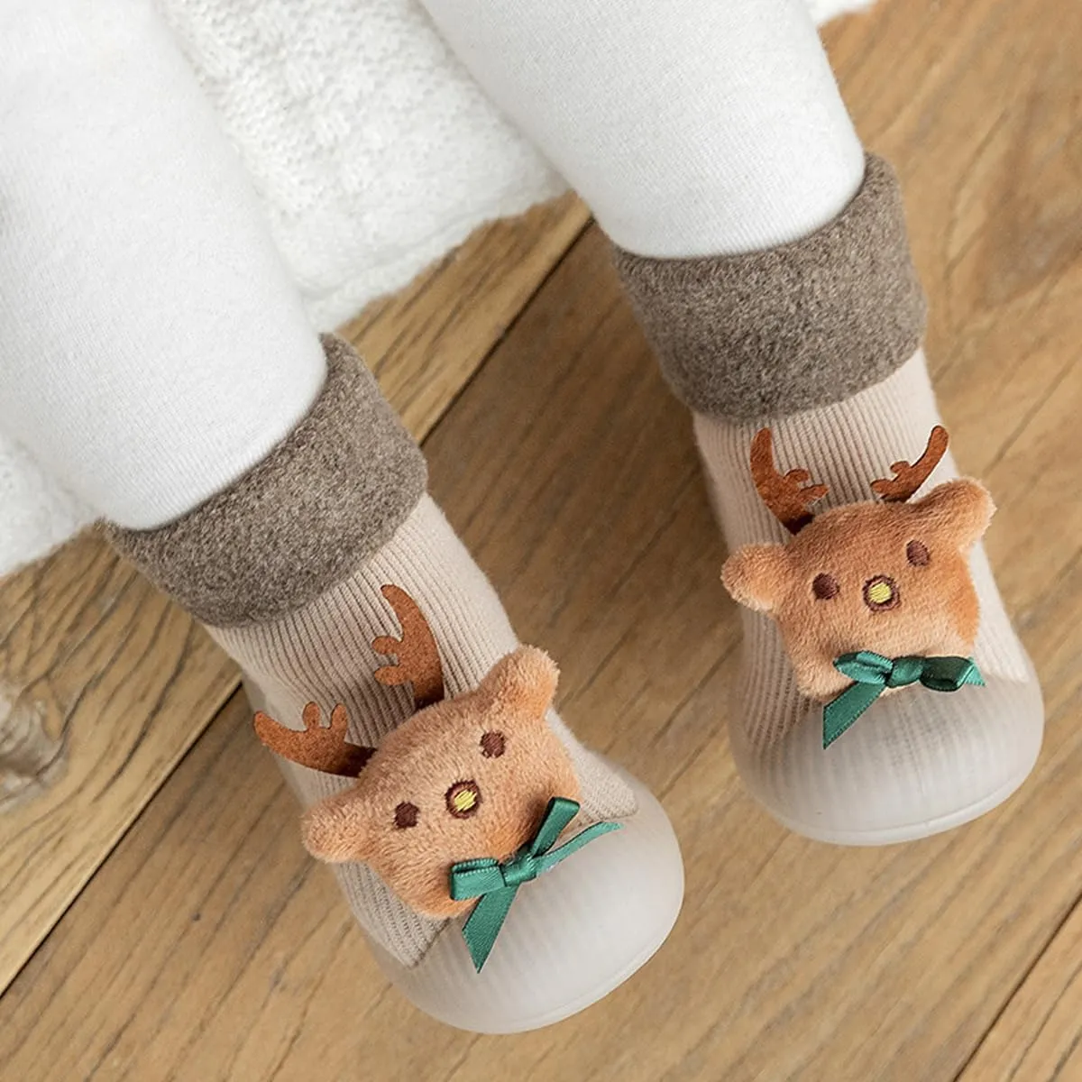 Baby Sock Shoes Boys Girls First Walking Shoes Non Slip Lightweight Toddler Infant Indoor Outdoor