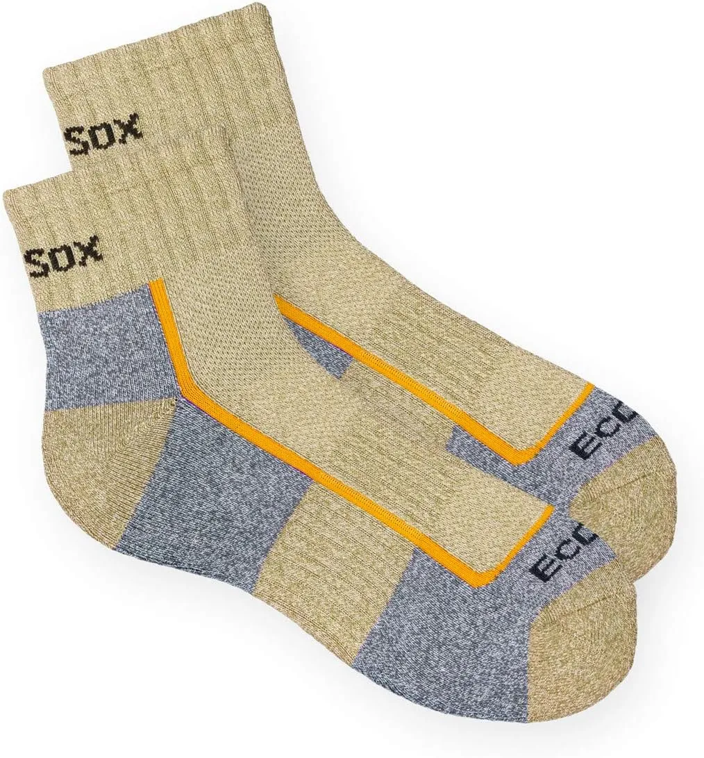 Bamboo Viscose Active Sport Light Weight Quarter Hiking 3 Pairs