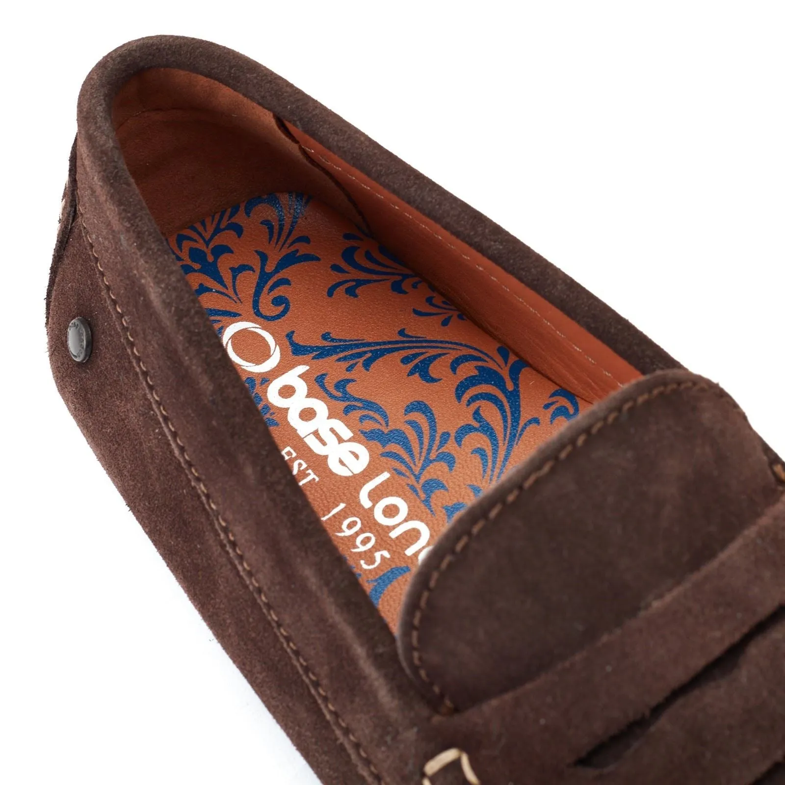 Base London Men's Collins Driver in Dark Brown