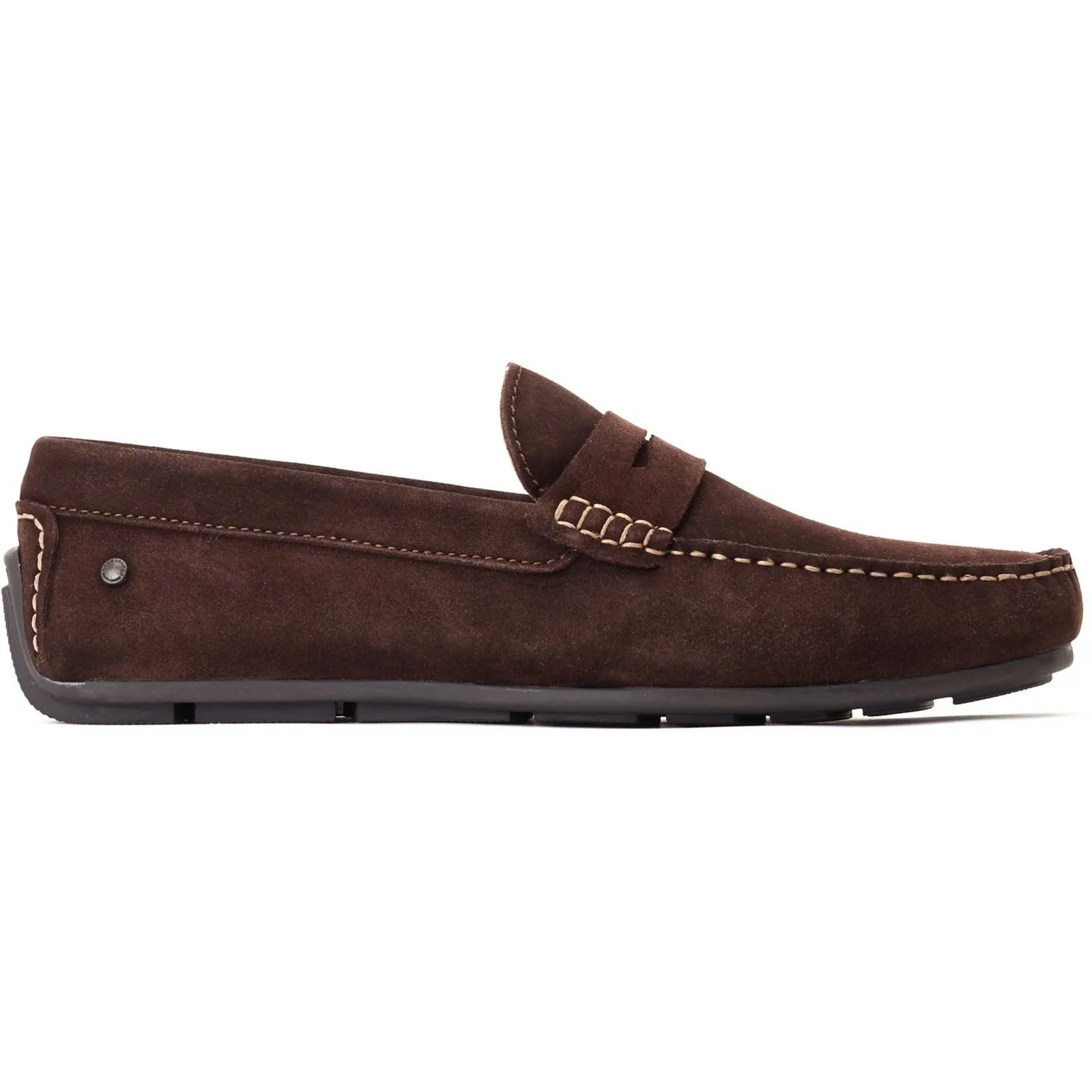 Base London Men's Collins Driver in Dark Brown