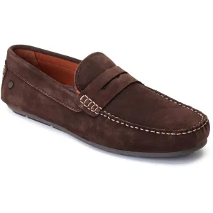 Base London Men's Collins Driver in Dark Brown