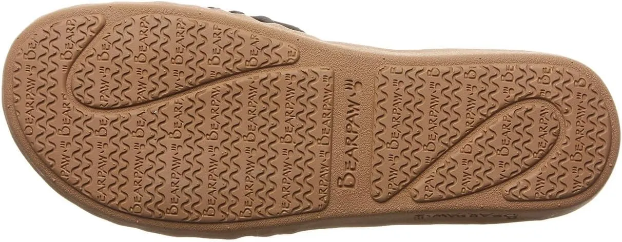 BEARPAW Women's Cedar Multiple Colors | Women's Slide Sandal | Women's Shoe | Comfortable & Lightweight