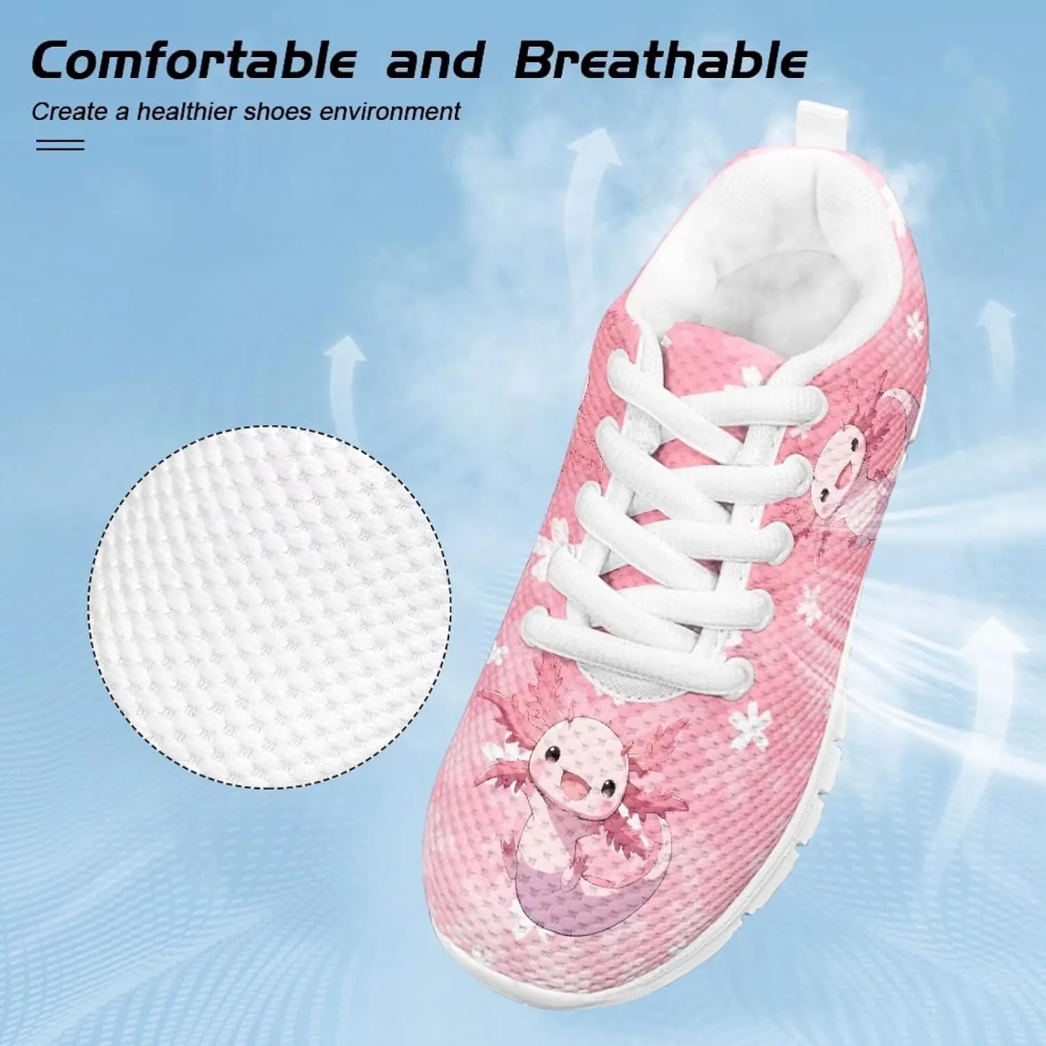 Belidome Boys Girls Kids Sneakers Knitted Mesh Sports Shoes Lightweight Breathable for Running Walking Hiking