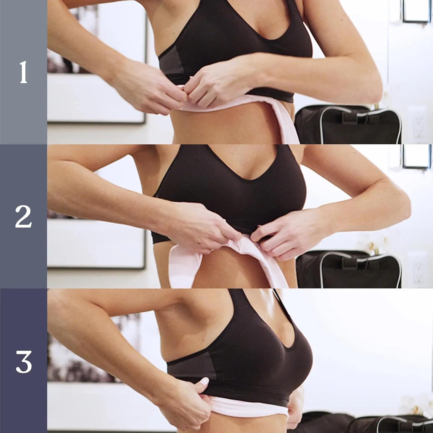 Belly Bandit Don’t Sweat It Bra Liner - Ultra Soft, Moisture-Wicking Bra Liners to Keep You Dry and Reduce Underboob Sweat