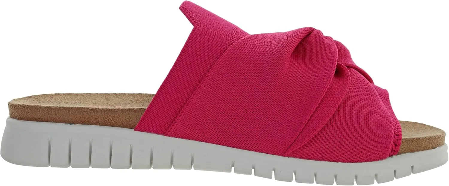 Bernie Mev Women's Twist Sandal with Bow Embellishment