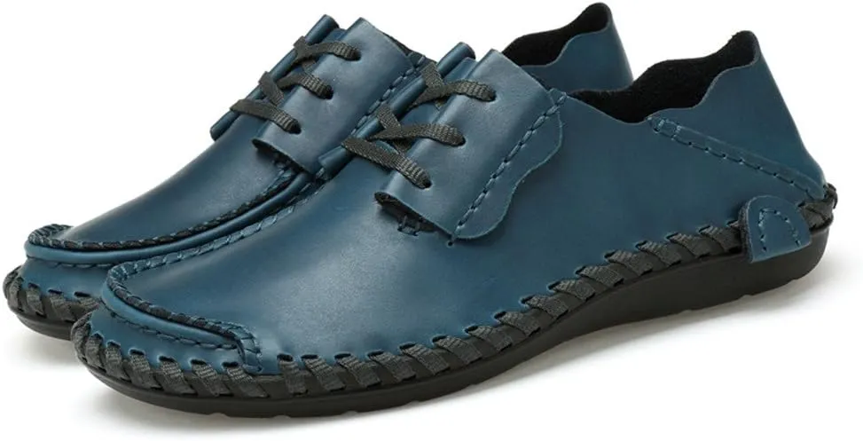 BIFINI Mens Fashion Outdoor Cowhide Driving Moccasins Shoes